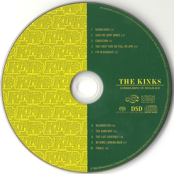 Kinks - Schoolboys in Disgrace (2004 US SACD) VG+