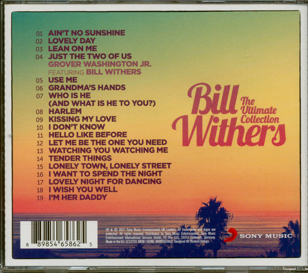 Bill Withers - The Ultimate Collection (2017 CD) New