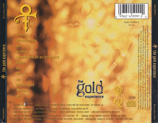 Prince - The Gold Experience (1995 CD) NM