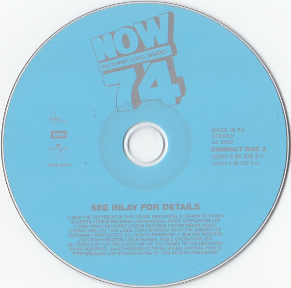Various - Now Thats What I Call Music 74 (2009 DCD) VG+