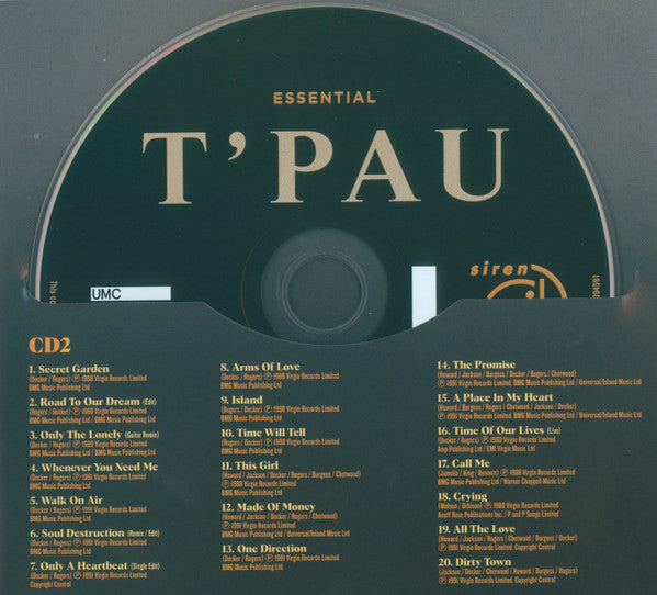 T'Pau - Essential (2021 Best of 3 CD Set) Sealed