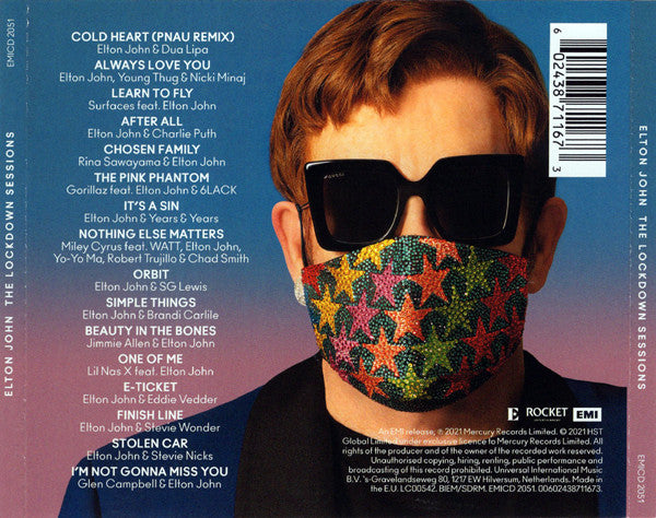 Elton John - The Lockdown Sessions (2021 CD) Sealed