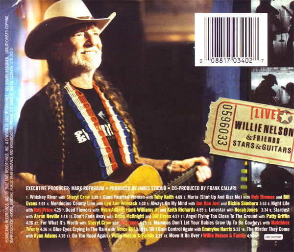 Willie Nelson & Friends - Stars & Guitars (2002 Live HDCD) Mint