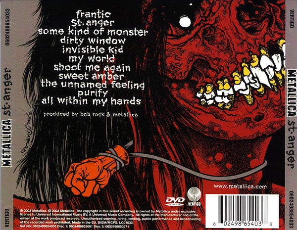 Metallica - St.Anger (2003 CD + Multichannel DVD) Mint