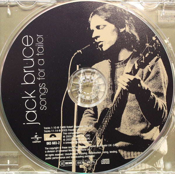Jack Bruce - Songs for a Tailor (Remastered & Expanded CD) NM
