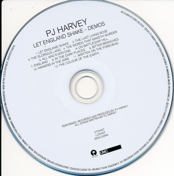 PJ Harvey - Let England Shake ~ Demos (2022 CD) NM