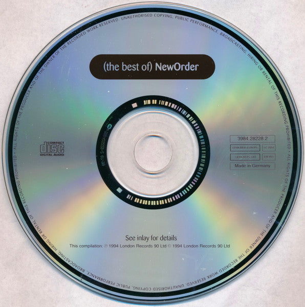New Order - The Best Of (1999 CD) VG+