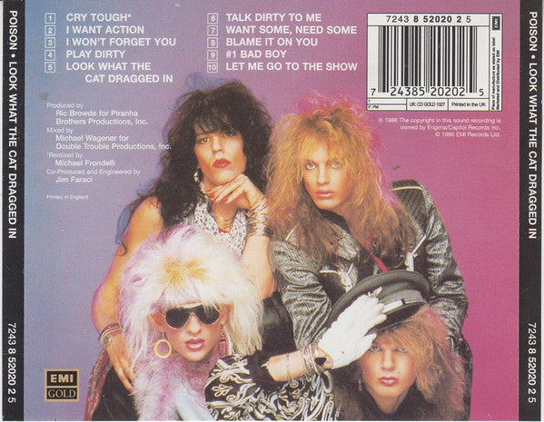 Poison - Look What the Cat Dragged In (1996 CD) VG+