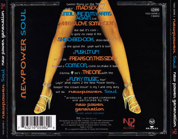 Prince - New Soul Power (1998 CD) NM