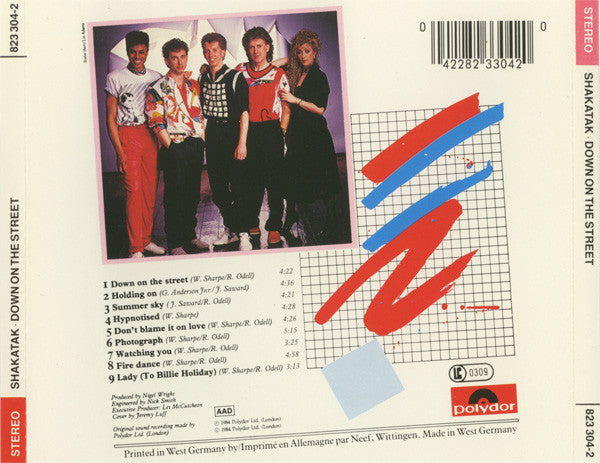 Shakatak - Down on the Street (1984 CD) NM