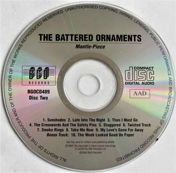 Pete Brown & His Battered Ornaments - A Meal.. / Mantle-Piece (Rare BGO DCD) NM