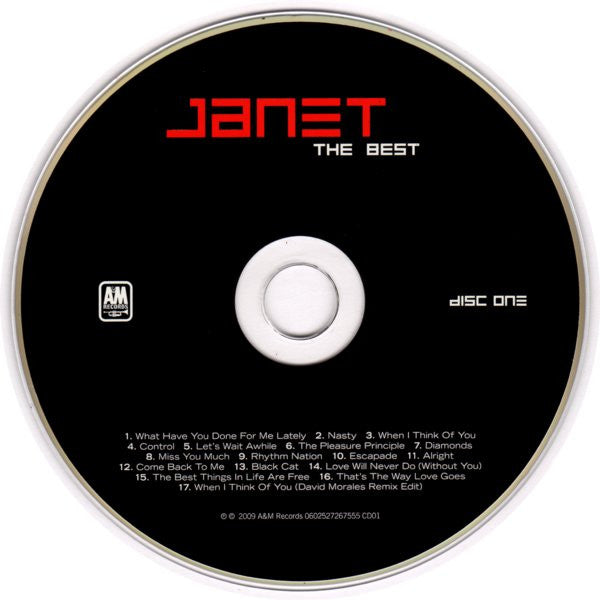 Janet Jackson - The Best (2009 Double CD) NM