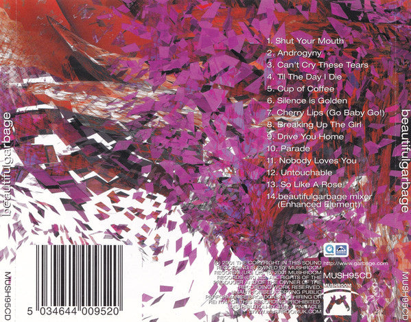 Garbage - BeautifulGarbage (2001 CD) NM