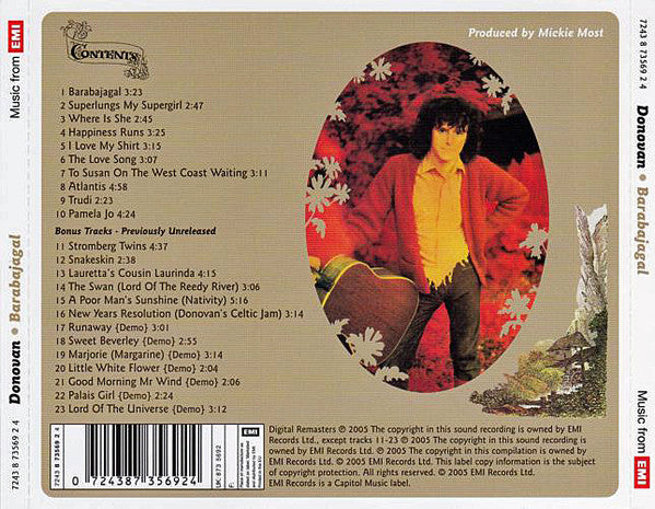 Donovan - Barabajagal (2009 Anniversary CD + Bonus) NM