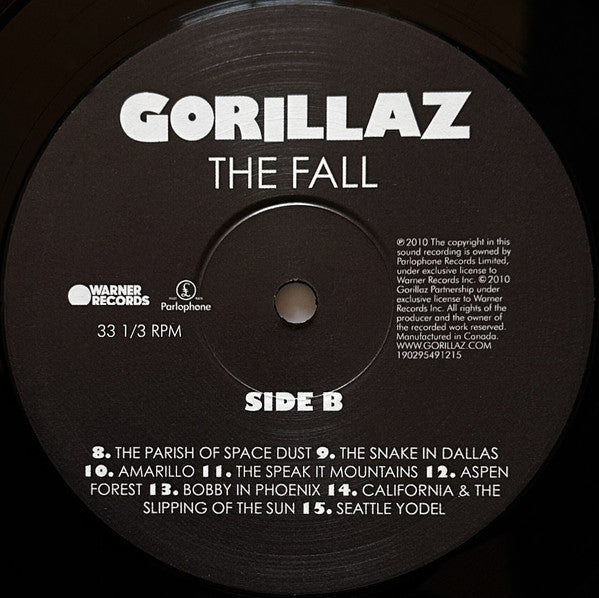 Gorillaz - The Fall (Vinyl LP 2021) Sealed