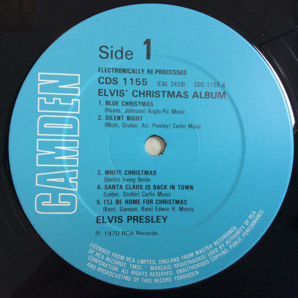 Elvis Presley - Christmas Album (1987 Vinyl Album) Mint/New