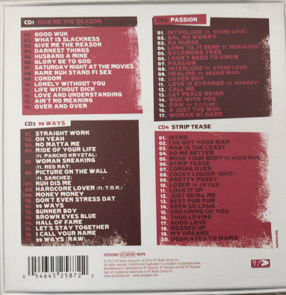 Lady Saw - Box Set (US 4 CD Reggae Dancehall Box Set) Sealed