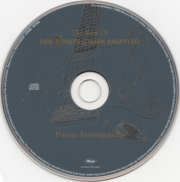 Dire Straits / Mark Knopfler - The Best of~Private Investigations (2005 CD) NM