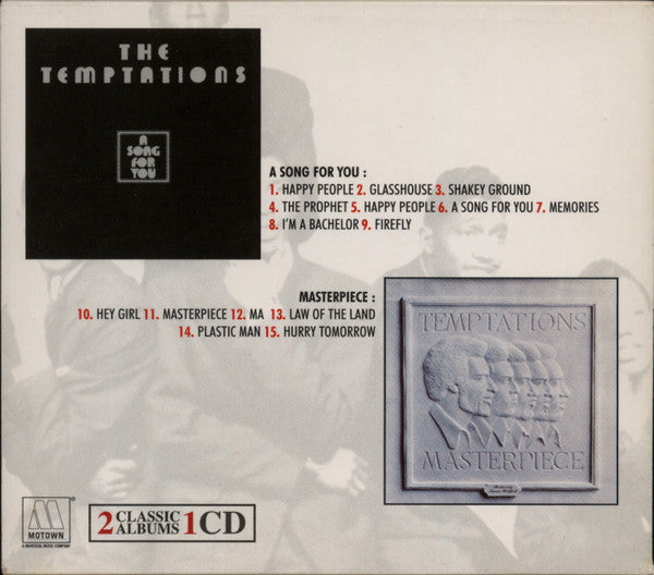 Temptations - A Song for You / Masterpiece (2000 2 on 1 CD) VG+