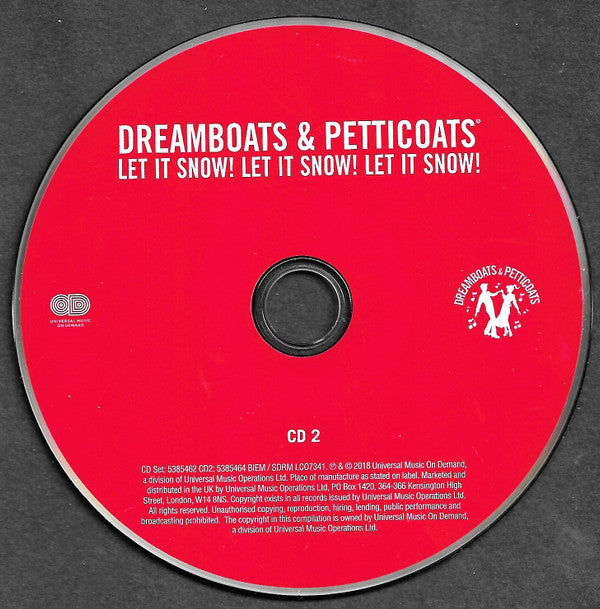 Various - Dreamboats & Petticoats ~ Let it Snow! Let it Snow! (2018 DCD) Sealed