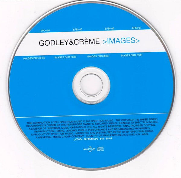 Godley & Creme - Images (2001 CD) Mint