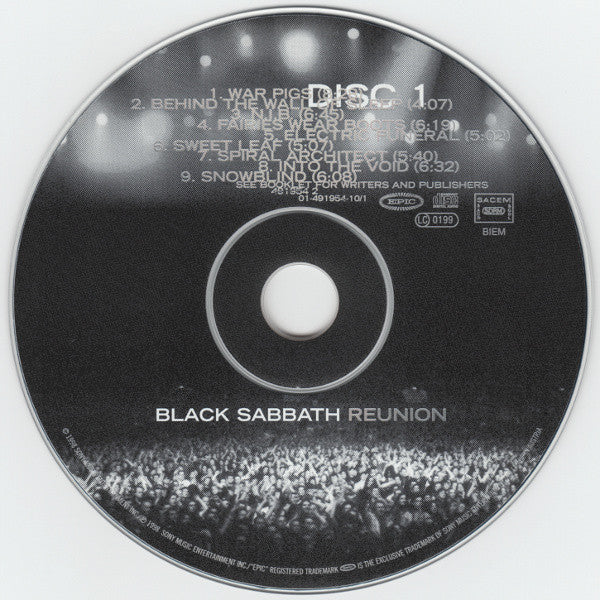 Black Sabbath - Reunion (Limited Deluxe Edition DCD) NM