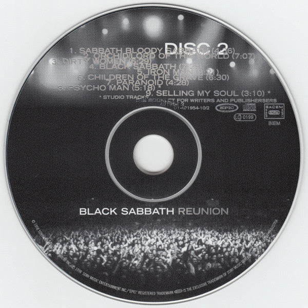 Black Sabbath - Reunion (Limited Deluxe Edition DCD) NM