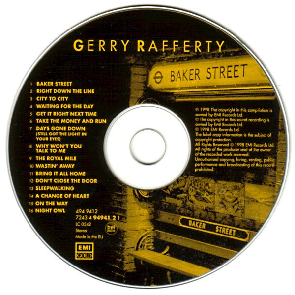 Gerry Rafferty - Baker Street (1998 CD) VG+