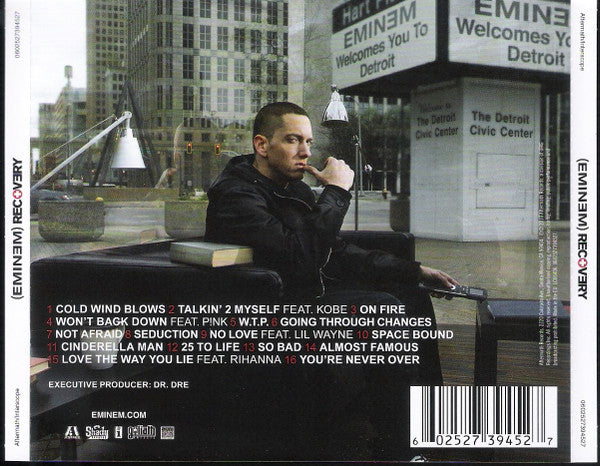 Eminem - Recovery (2010 CD) VG+