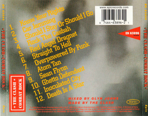 Clash - Combat Rock (1999 US CD) NM