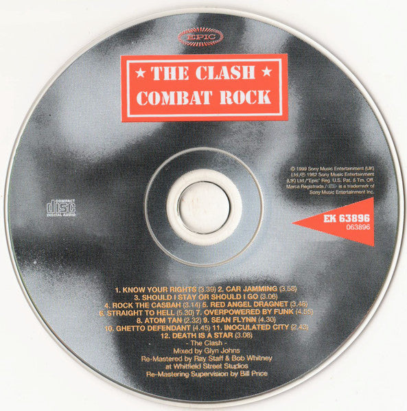 Clash - Combat Rock (1999 US CD) NM