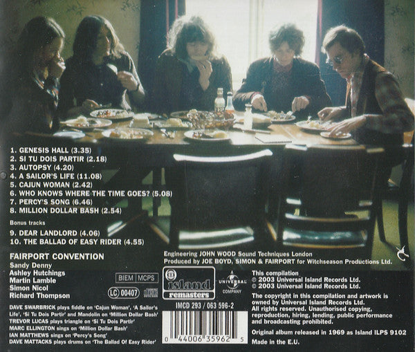 Fairport Convention - Unhalfbricking (2003 Remasters CD) NM