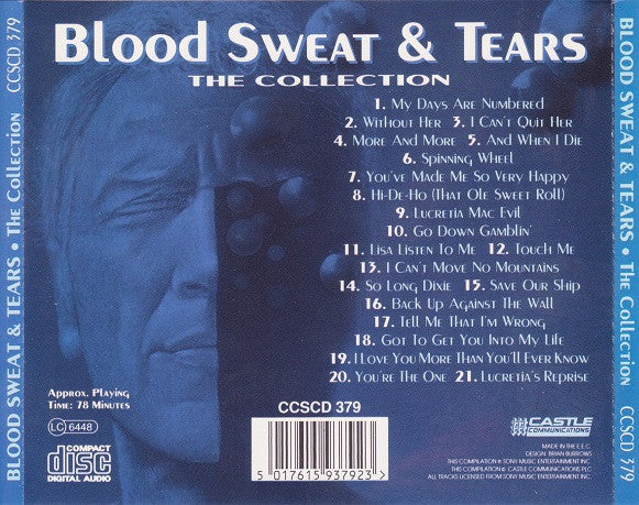 Blood Sweat & Tears - The Collection (1993 UK CD) VG+