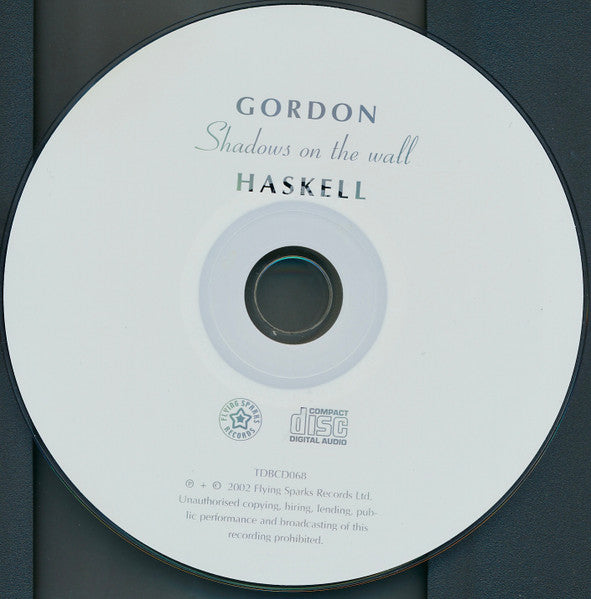 Gordon Haskell - Shadows on the Wall (2002 CD) Mint