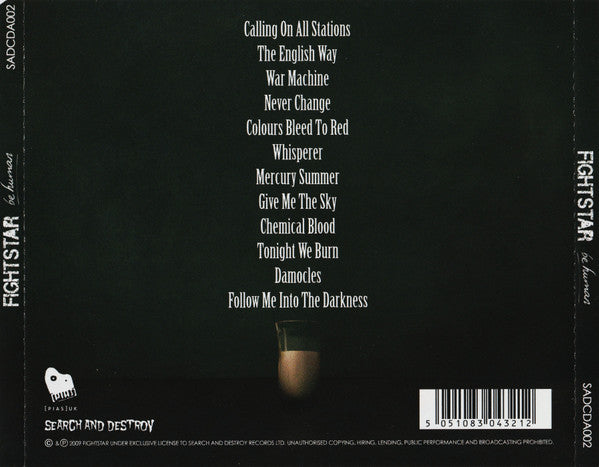 Fightstar - Be Human (2009 CD) NM