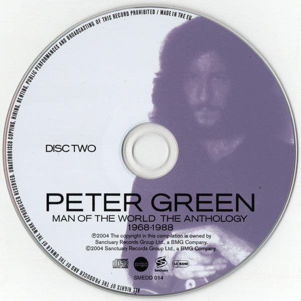 Peter Green - Man of the World ~ Anthology 1968-1988 (2004 DCD) VG+