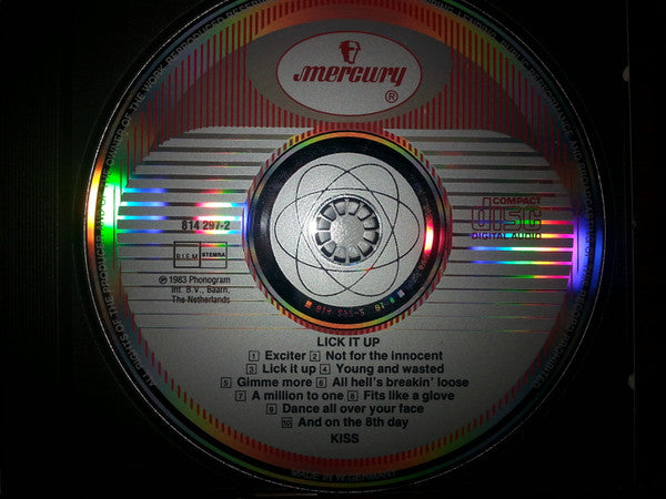 Kiss - Lick It Up (1986 W.German CD) NM