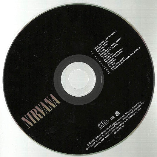 Nirvana - Nirvana (2002 Canadian Issue CD) VG+