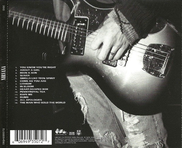 Nirvana - Nirvana (2002 Canadian Issue CD) VG+