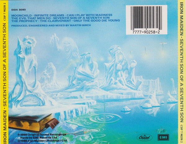 Iron Maiden - Seventh Son of s Seventh Son (Rare 1988 UK/US CD) NM