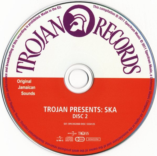 Various - Trojan Presents Ska 1962 to 1967 (2011 DCD) Mint