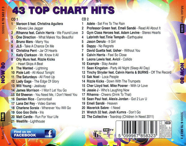Various - Now Thats What I Call Music 80 (2011 DCD) VG+