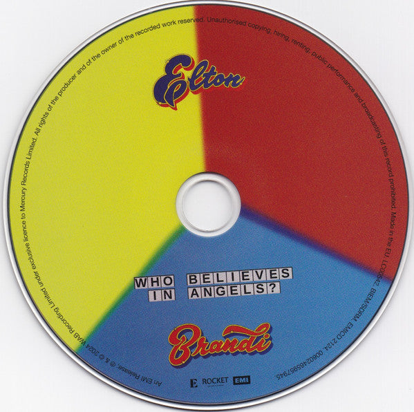 Elton John & Brandi Carlile - Who Believes in Angels? (2025 CD) Mint