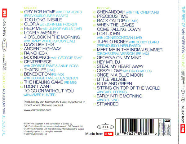 Van Morrison - The Best Of Vol.3 (2007 DCD) Mint
