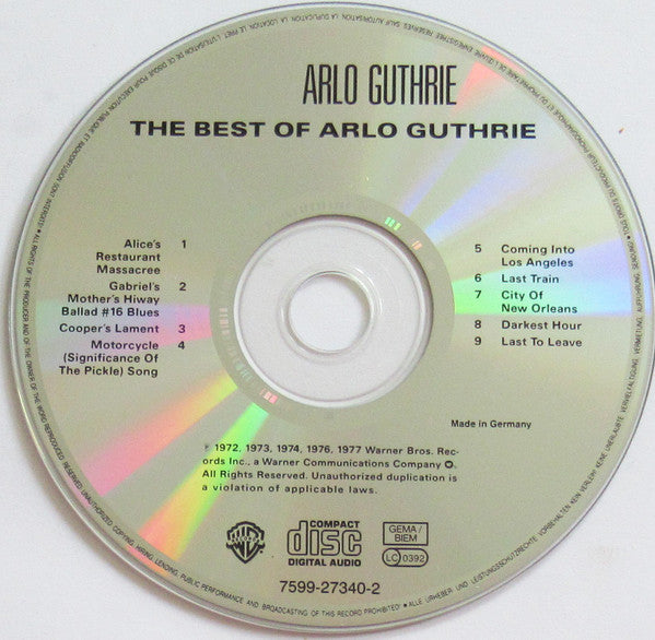 Arlo Guthrie - The Best of (2002 CD) NM