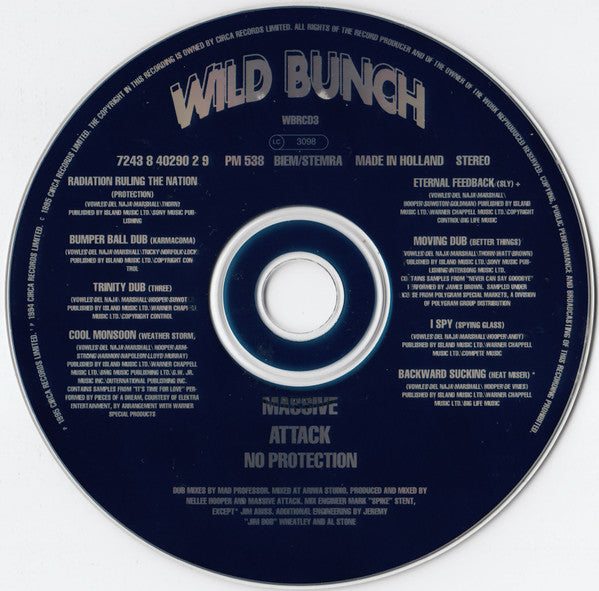 Massive Attack vs Mad professor - No Protection (1995 CD) VG+