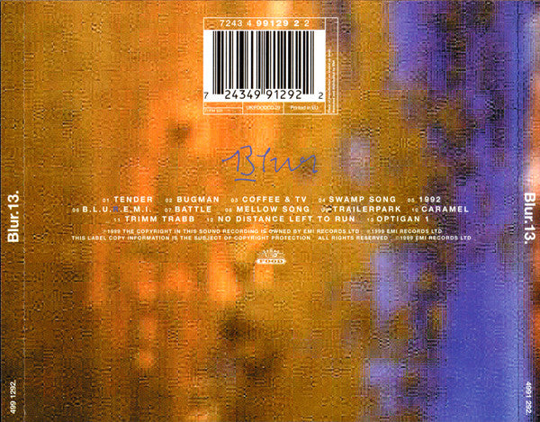 Blur - 13 (1999 CD) NM