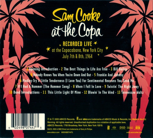 Sam Cooke - at the Copa (SACD 2003) Mint
