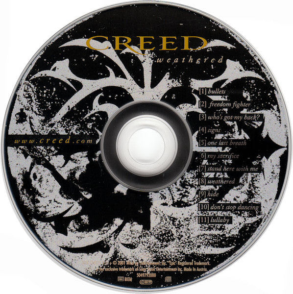 Creed - Weathered (2001 CD) VG+