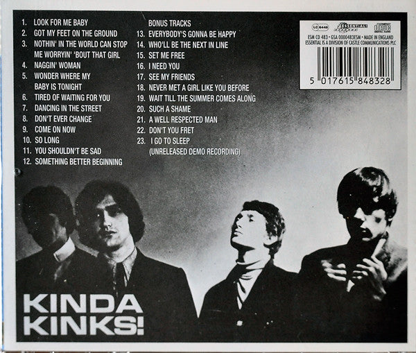 Kinks - Kinda Kinks (1998 CD & Bonus Tracks) NM